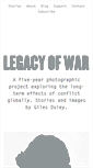 Mobile Screenshot of legacyofwar.com